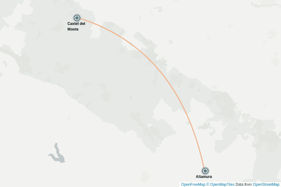 Itinerary Map image for Apulien kulinarische Entdeckungsreise mit Kochkurs
